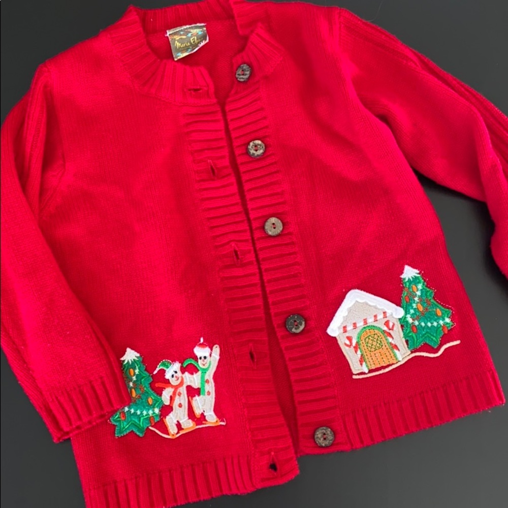 Girls Holiday Sweater - Picture 1 of 2